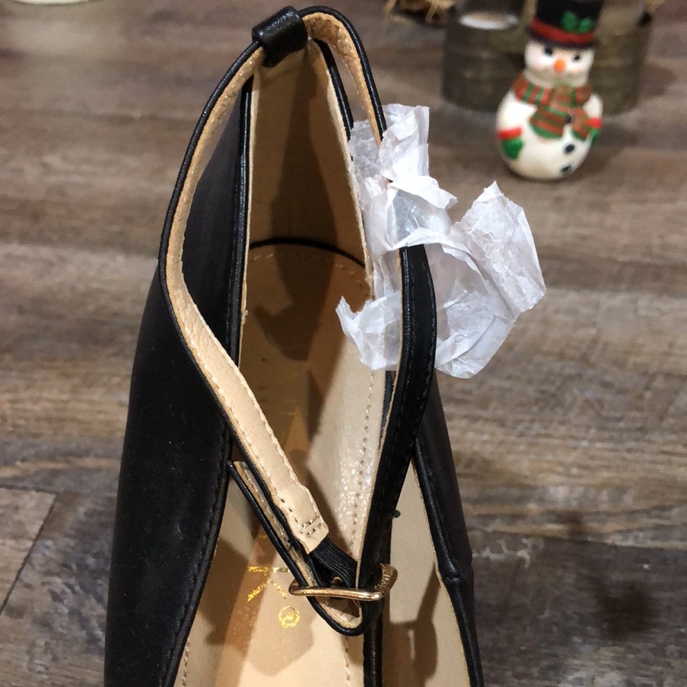 Allerga K Black Pumps w Heels Size 9.5 - Picture 7 of 9